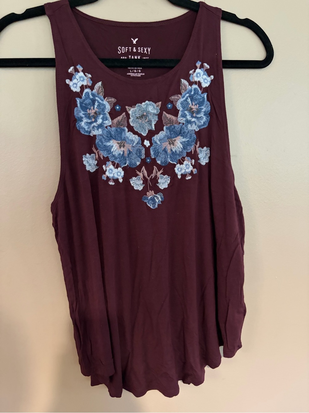 American Eagle Embroidered Tank